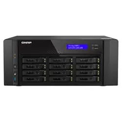 QNAP TS-h1290FX-7302P-128G / 12x HDD / AMD 7302P 3.3 GHz / 128 GB DDR4 / 3.5" SATA / 2x2.5GLAN
