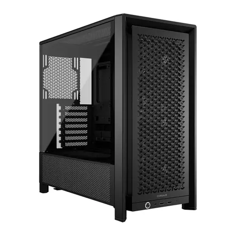 Corsair FRAME 4000D RS schwarz / ATX / 2x USB-A 3.1 / 1x USB-C 3.2 / 3x 120mm / ohne Netzteil / transparentes Seitenteil 