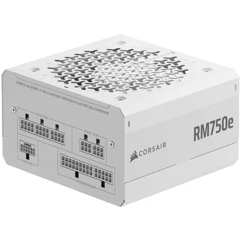 Corsair RM750e weiß / 750W / 80PLUS Gold / Vollmodular / 120 mm / Aktives PFC
