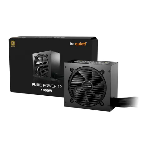 be quiet! Pure Power 12 1000W / 1000W / 80+ GOLD / Aktive PFC / 120 mm / nicht modular