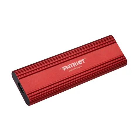 Patriot Transporter Lite 512 GB rot / Externe SSD / R: 1000 MB/s / W: 1000 MB/s / USB-C 3.2 Gen 2