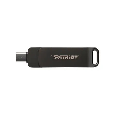 Patriot RAGE R550 512 GB schwarz / Flash-Laufwerk / USB 3.2 / USB-A / USB-C / Übertragungsgeschwindigkeit bis zu 100 MB
