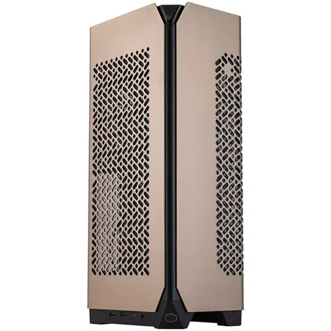 Cooler Master Ncore 100 MAX braun / mITX / 2x USB-A 3.0 & 1x USB-C 3.1 / 1x 120mm / 850W / 80PLUS GOLD 