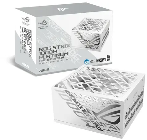 Asus ROG Strix 1000W weiß / ATX / 1000W / 80 PLUS Platinum / 135 mm / Modular