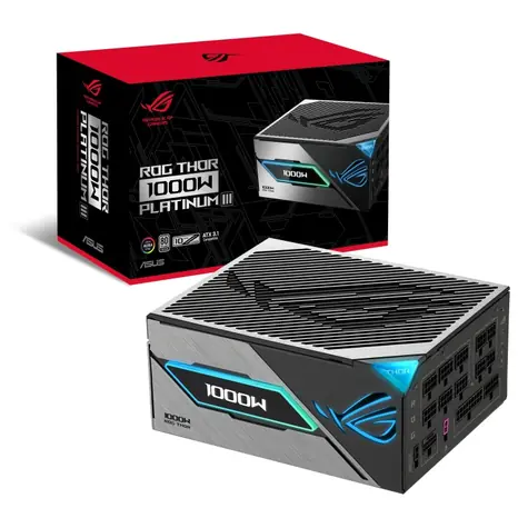 Asus ROG THOR 1000 W / ATX / 80 PLUS Platinum / modular / aktives PFC / 135 mm