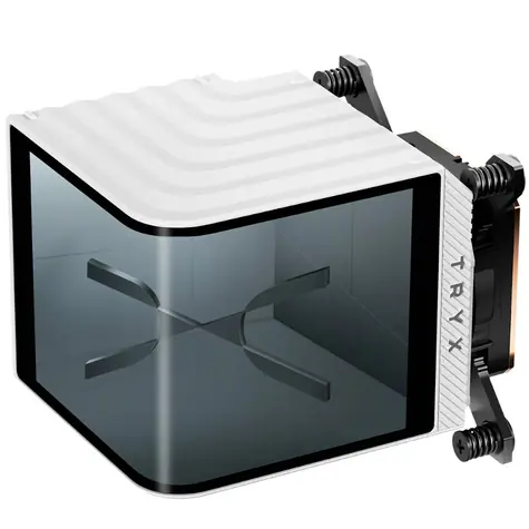 TRYX Panorama CPU-Wasserkühler für TRYX Panorama CPU, weiß / AMD und Intel -Sockel / AMOLED-Display