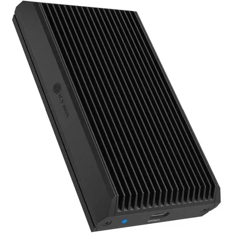 Icy Box IB-1920M-C42 schwarz / externes Gehäuse für M.2 SSD / USB4 Gen3x2 / USB-C / passiver Kühler 
