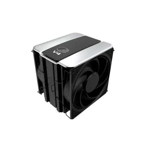 Cooler Master V4 ALPHA 3DHP / 2x 120 mm / Dynamisches Kugellager / 22,6 dB bei 2050 U/min / 63,1 + 50,5 CFM / AMD + Intel 
