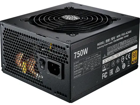 Ausgepackt - Cooler Master MWE GOLD 750 V2 / 80PLUS GOLD / Vollmodular / 120 mm / ausgepackt