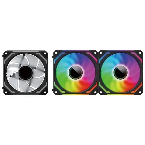 Redragon GC-F012 schwarz 3er-Pack / 120 mm / 2000 U/min / 68,8 CFM / 4-Pin PWM