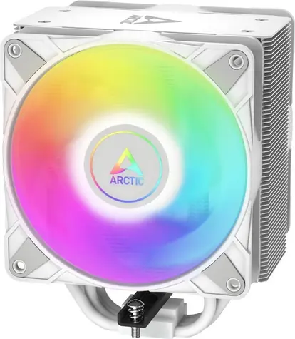 ARCTIC Gefrierschrank 36 A-RGB SI weiß / 2x120 mm / 200-2000 U/min / 0,3 Sone / 4-Pin / für Intel & AMD
