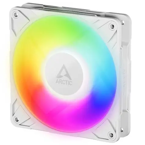 ARCTIC P12 Pro A-RGB weiß / 120 mm / 3000 U/min / 77 CFM / 4-polig