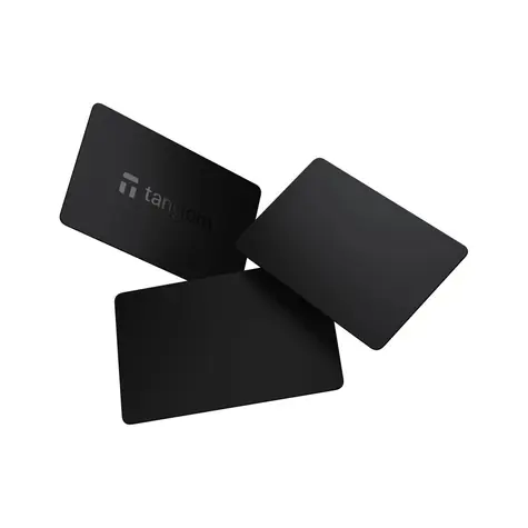 Tangem Wallet - 3 Karten - Unauffällige Hardware-Wallet für Kryptowährungen