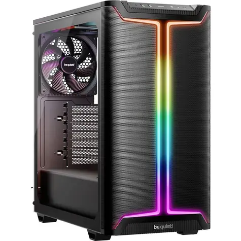 be quiet! PURE BASE 501 DX schwarz / ATX / ARGB / 2x USB A / 3x 140 mm 