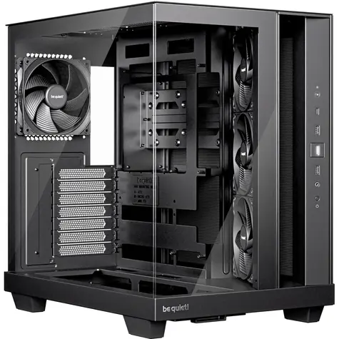 be quiet! LIGHT BASE 500 schwarz / ATX / 2x USB A / 4X 120 mm 