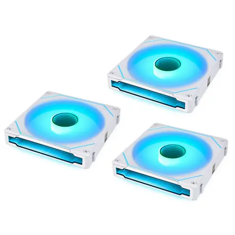 Lian Li UNI FAN SL-INF 140 weiß / ARGB / 3 Stück / 140 mm / 28 dB / 1600 U/min / 4-polig 