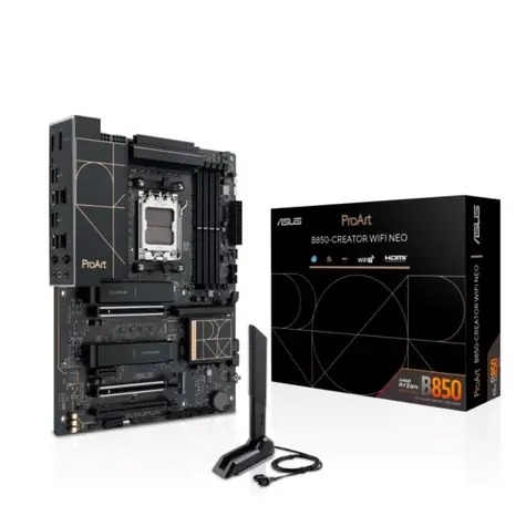 Asus ProArt B850-CREATOR WIFI NEO / B850 / 4X DDR5 / 1x 5GbLAN / Wi-Fi 7 / ATX
