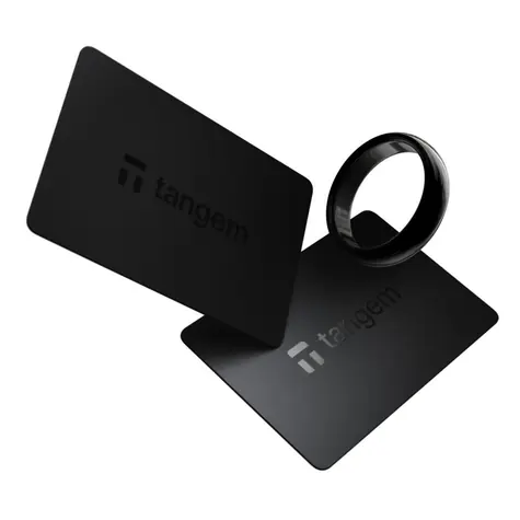 Tangem Ring - Größe 10 (Ring + 2 Karten) / Hardware-Wallet für Kryptowährungen
