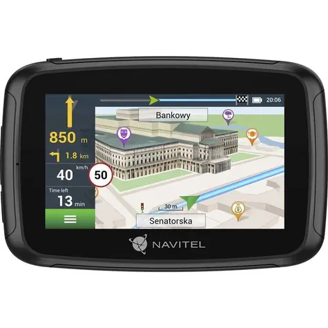 Navitel G590 MOTO schwarz / Motorradnavigation / 5 Zoll / Karten von 47 Ländern / GPS / microSD