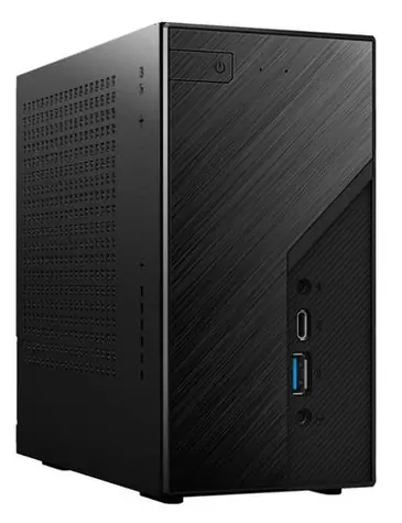 ASRock DeskMini X300 / AM4 APU bis zu 65 W / Kein RAM / Steckplatz 2x M.2 PCI-E + 2x 2,5" SATA III / HDMI / DP / VGA / LAN / Kein Betriebssystem