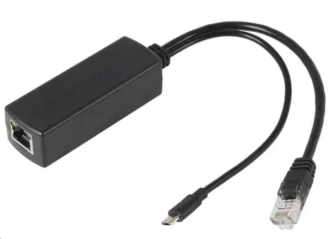 CONRAD POE-Splitter für Raspberry Pi 2B|3B|3B+ & A,A+|B & B+ & Banana Pi & Cubieboard & pcDuino & Joy-it sbc-poe-power