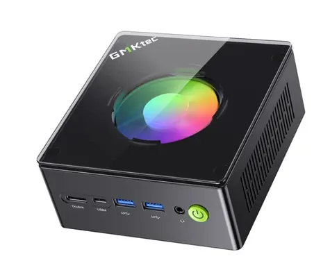 GMKtec K11 schwarz / AMD RYZEN 9 8945HS / 32GB / 1TB SSD / AMD Radeon 780M / WLAN / BT / LAN / W11P