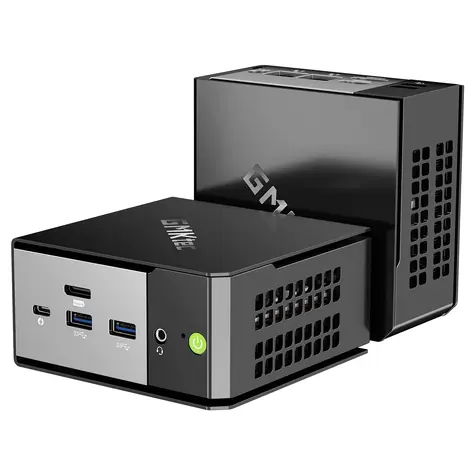 GMKtec Evo X1 Schwarz / AMD RYZEN AI 9 HX 370 / 32 GB / 1 TB SSD / AMD Radeon / WLAN / Bluetooth / LAN / Windows 11 Pro