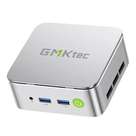 GMKtec G10 Silber / AMD RYZEN 5 3500U 2,1 GHz / 16 GB RAM / 512 GB SSD / Windows 11