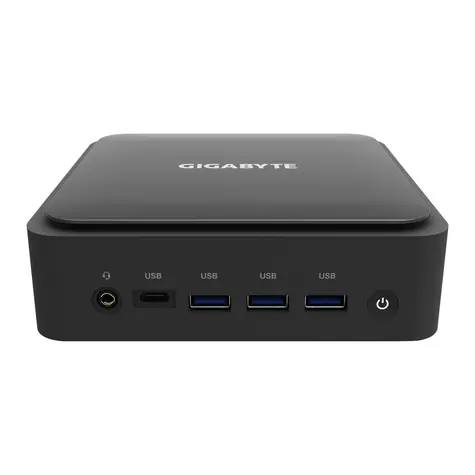 GIGABYTE Brix GB-BER7-8840 schwarz / AMD RYZEN 7 8840U / Ohne RAM / Ohne SSD / AMD Radeon 780M / Ohne Betriebssystem  