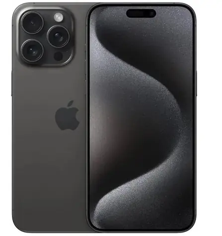 Generalüberholtes Apple iPhone 15 Pro Max 256 GB, Titanschwarz, eSIM-only, Qualität C / bazaar