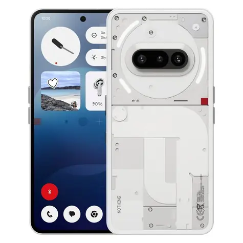 Nothing Phone (3a) 12/256GB weiß / 6,77" / 256GB / Android 15