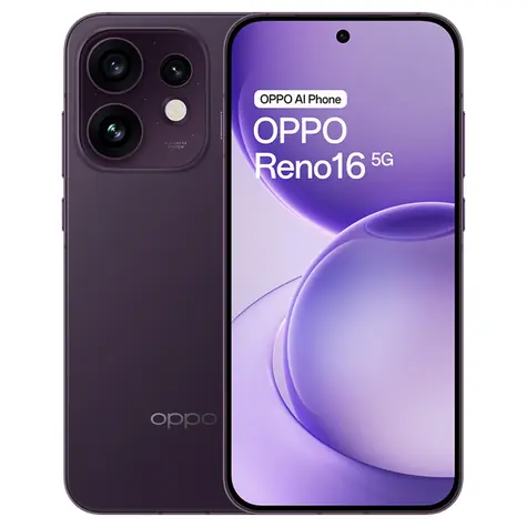 Oppo Reno16 5G 8+512GGB Lila Schwarz / 6,32" / 512GB / Android 16