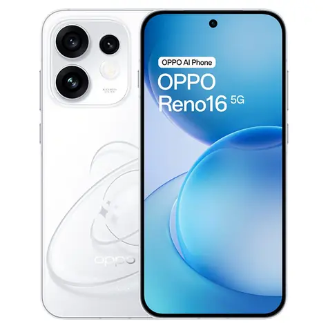 Oppo Reno16 5G 8+512GB Pop White / 6,32" / 512GB / Android 16