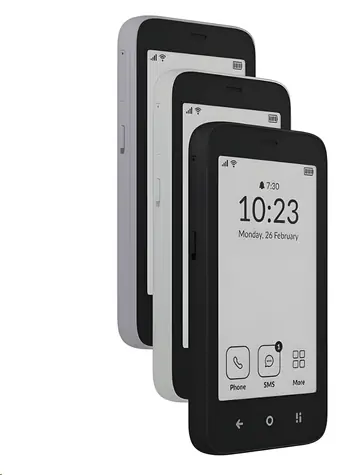 Ausgepackt - Mudita Compact grau / Mobiltelefon / 4,3" E-Ink / 4G LTE / 3 GB / 32 GB / MuditaOS / ausgepackt
