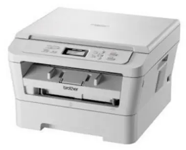 Brother DCP-7055 / černobílá laserová / A4 / kopírka / skener / USB / bílá