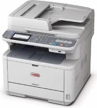 OKI MB451dn / A4 / 29 ppm / 2400x600 / PCL / USB / LAN