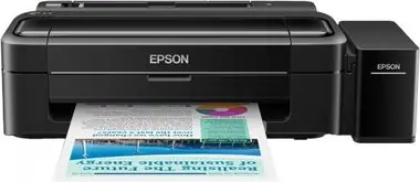 EPSON L310 / barevná inkoustová tiskárna  / A4 / 5760x1440dpi / 33ppm/15ppm / USB 2.0 / tankový systém / černá