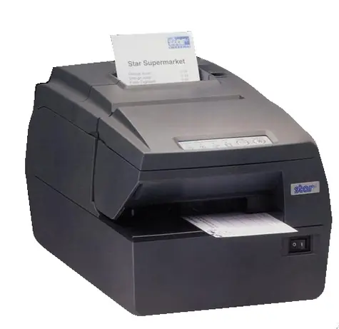 Star Micronics HSP7743W-O / Hybrid-POS-Drucker / Punktmatrix / Thermo / Keine Schnittstelle / Cutter / Grau