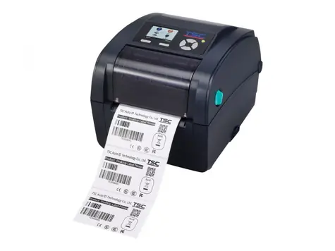 TSC TC210 / Thermo-Barcodedrucker / TT-DT / 203 dpi / Display / RTC / RS-232 / USB / Ethernet