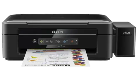 Epson L386 / barevná inkoustová tiskárna / A4 / 5760x1440dpi / USB 2.0 / Wi-Fi / černá