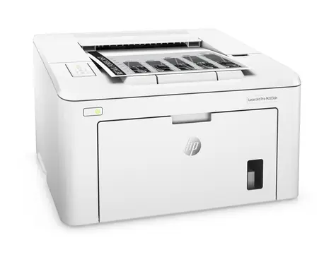 HP LaserJet Pro M203dn / laser černobílá / 28 ppm / A4 / USB / LAN / duplex / bílá