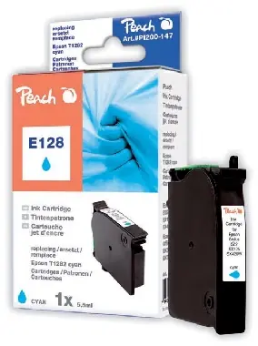 Peach -kompatible Patrone Epson T1282, Cyan, 11,5 ml