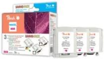 Peach 940XL Alternativpatrone / HP Officejet Pro 8000, 8500 / Sparpack / 3x17 ml / Lila
