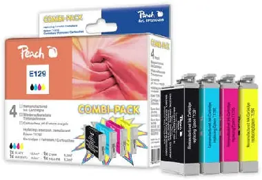 Peach Remanufactured T1295 Alternativpatrone / Epson Stylus SX420W / 1x13 3x 8,3 ml / Generalüberholt / Kombipack