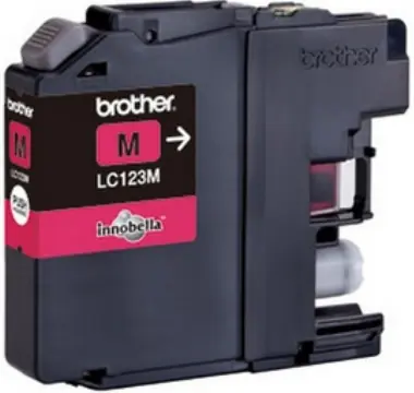 Brother LC-123 Originalpatrone Lila / MFC-J4410DW / 600 Seiten / Lila