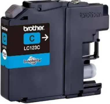 Brother LC-123 Originalpatrone blau / MFC-J4410DW / 600 Seiten / Blau