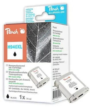 Peach HP H940XL schwarz / 70ml / bis zu 2475 Seiten / mit Chip