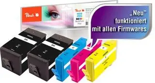 Peach HP 934/935XL Multipack PLUS wiederaufbereitete Patrone / HP Officejet Pro 6230 E-Drucker/6830 e-AiO/ 2xBK+1xCMY