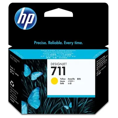 HP CZ132A Originalpatrone 711 / DesignJet T120/T520 / 29 ml / Gelb