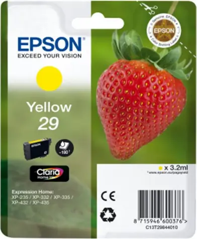 Epson T2984 Originalpatrone 29 / XP-235, XP-332 / 3,2 ml / Gelb